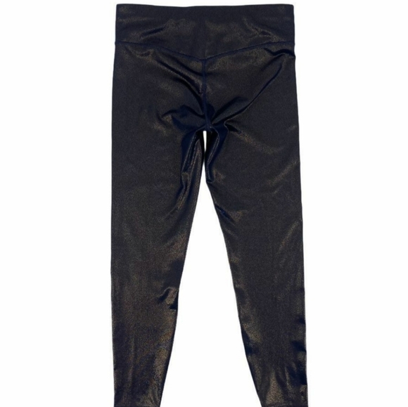 JOYLAB NAVY AND GOLD SHIMMER LEGGINGS - Picture 6 of 8